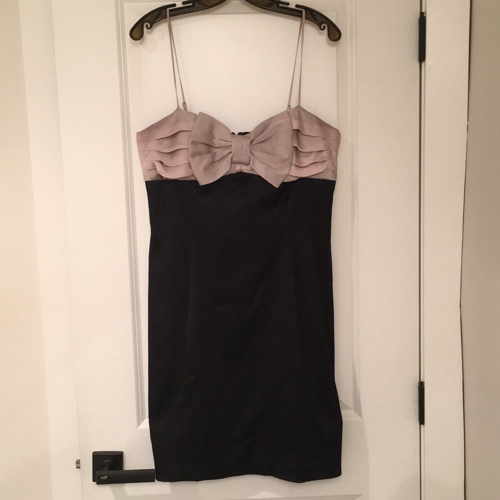 BCBG Max and Cleo Satin Bow Detail Dress - size 12